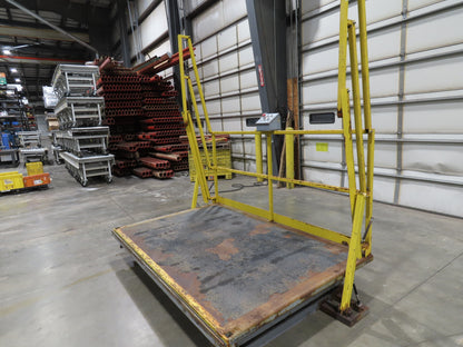 American 2000LB Electric Scissor Lift 96x60" Top 60" Travel Scaffold Work Dock