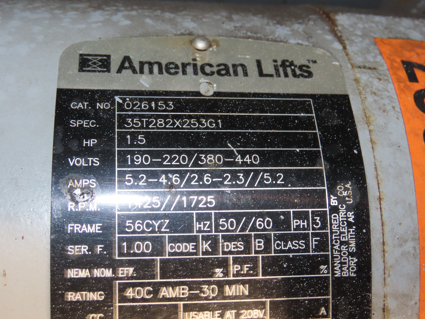 American 2000LB Electric Scissor Lift 96x60" Top 60" Travel Scaffold Work Dock