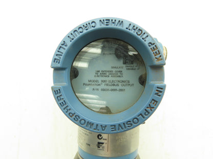 Rosemount 3051CD2F02A1AS5Q4A0190 Pressure Transmitter 3626 PSI 0-120 In-H2O