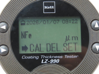 Kett LZ-990 Dual Film Thickness Guage Tester Both Ferrous/Non Ferrous Substrates