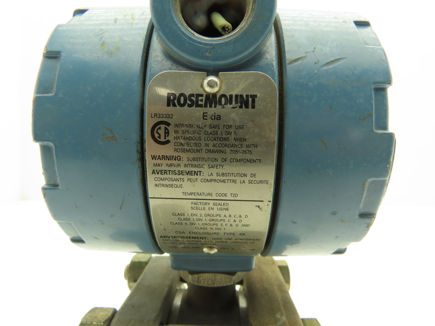 Rosemount 1151GP6S22B1C6 Pressure Transmitter 0-60 PSI