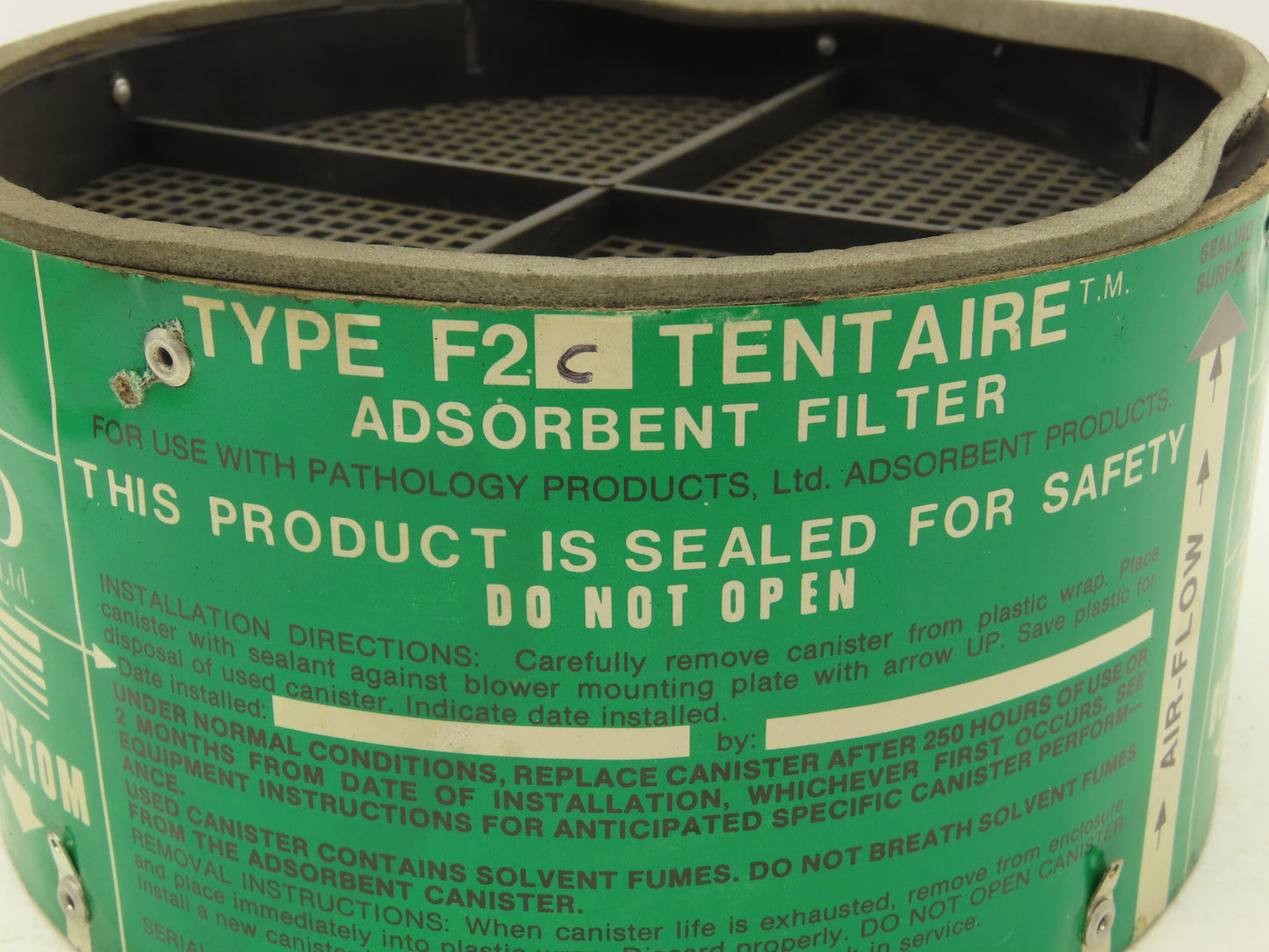 Pathology Products F2C Tentaire adsorbent Filter 250 Hour