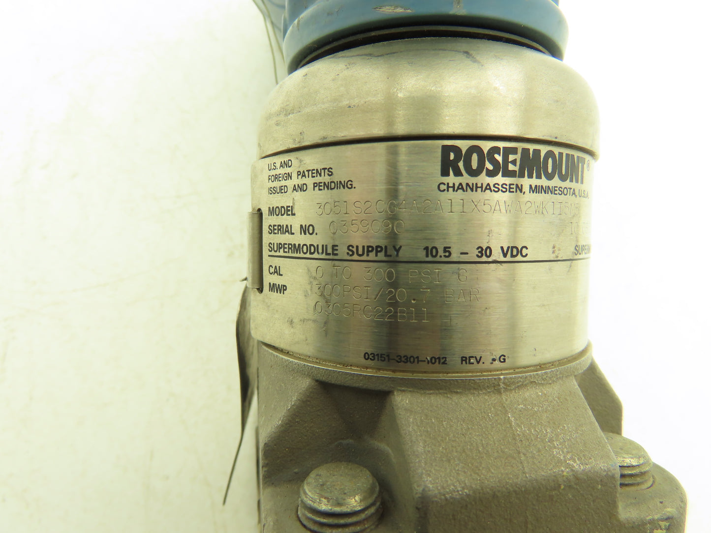 Rosemount 3051S2CG4A2A11X5AWA2WK1I5M5 Pressure Transmitter 300S5AXWA2WK1I5M5