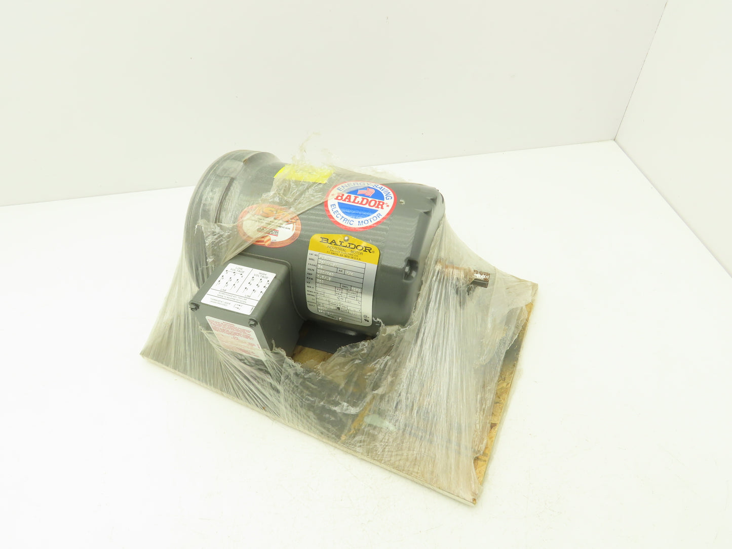 Baldor M3532 AC Motor 1/4 HP 850RPM 230/460V 60Hz 3Ph 56 Frame TEFC