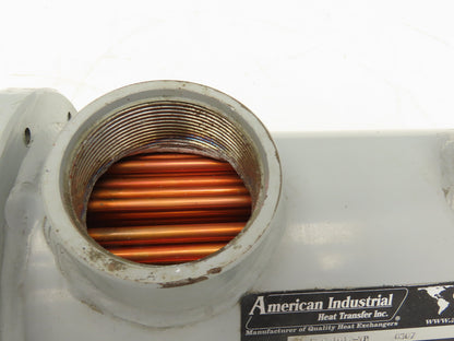 American Industrial CKS-1012-TB Shell & Tube Heat Exchanger 2-Pass 1.5"x2.25"NPT