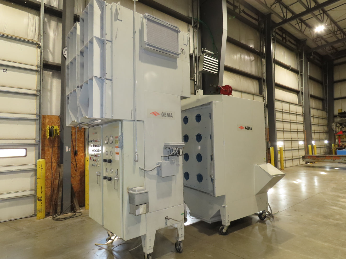 Gema Powder Coating Dust Collector Powder Recovery Reclaim System 12 Filters