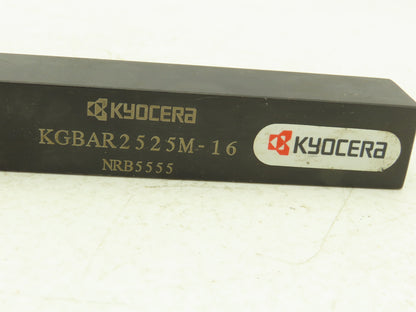 Kyocera KGBAR2525M-16 Indexable Grooving Toolholder External RH 25mm Shank