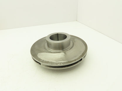 Centrifugal Pump Impeller 60mm Keyed Bore 203mm OD Steel
