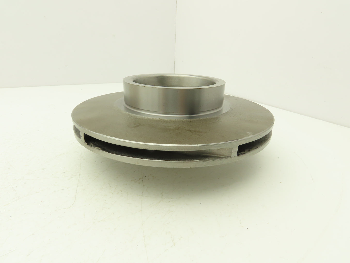 Centrifugal Pump Impeller 60mm Keyed Bore 203mm OD Steel
