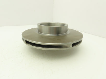 Centrifugal Pump Impeller 60mm Keyed Bore 203mm OD Steel