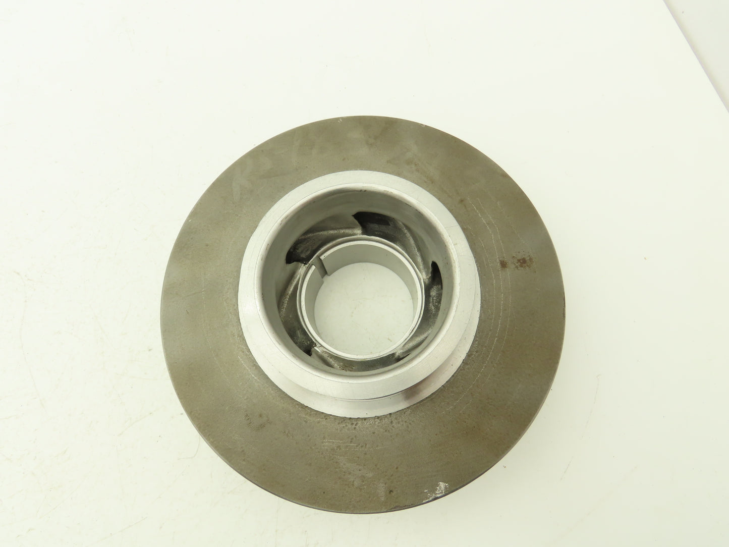 Centrifugal Pump Impeller 60mm Keyed Bore 203mm OD Steel