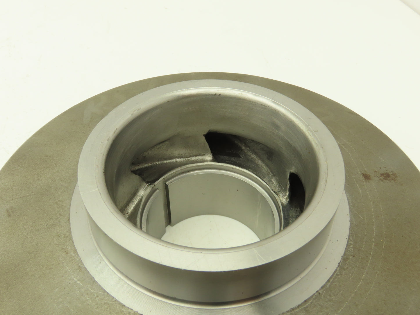 Centrifugal Pump Impeller 60mm Keyed Bore 203mm OD Steel