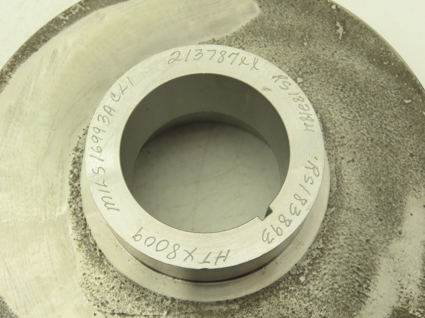 Centrifugal Pump Impeller 60mm Keyed Bore 203mm OD Steel
