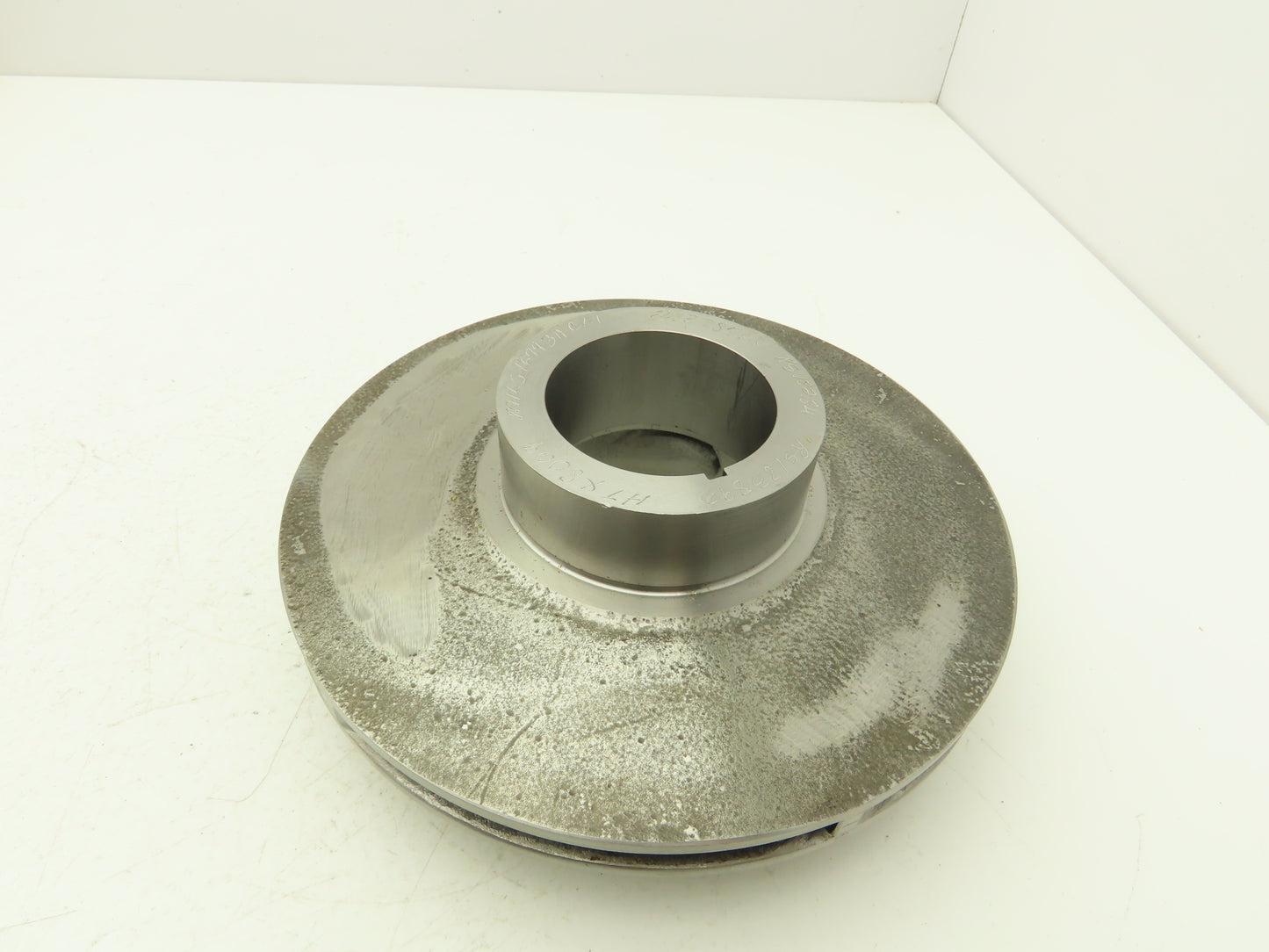 Centrifugal Pump Impeller 60mm Keyed Bore 203mm OD Steel