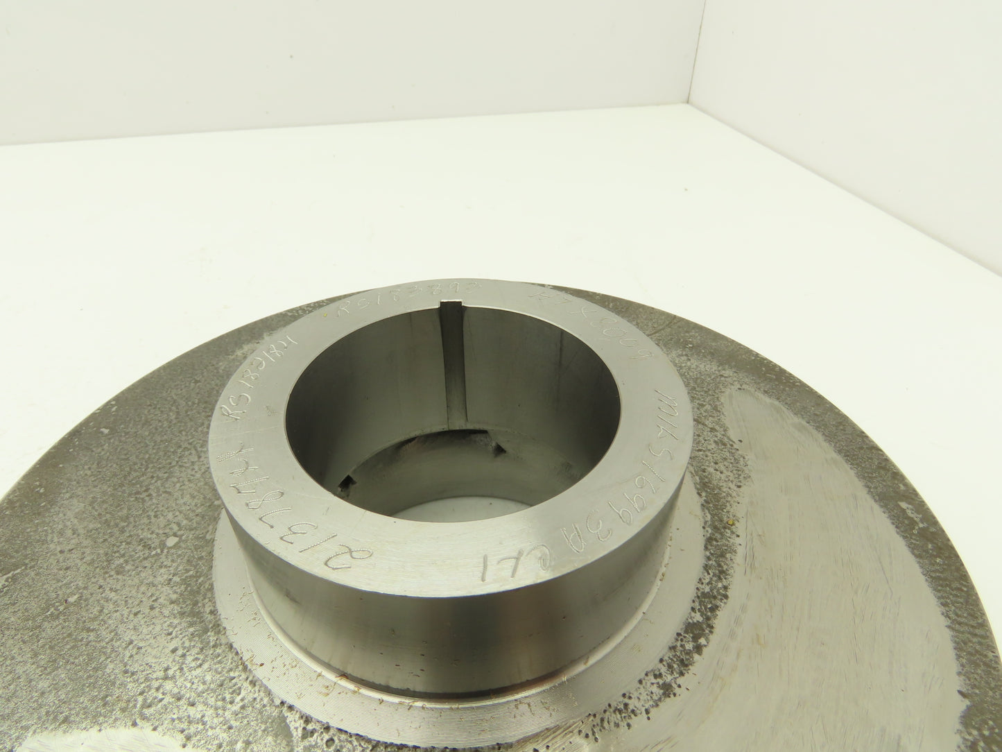 Centrifugal Pump Impeller 60mm Keyed Bore 203mm OD Steel