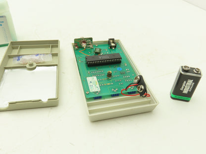 Jenco 60 Digital Handheld PH Meter 3 Bottles PH Solution Near Empty AC Adapter