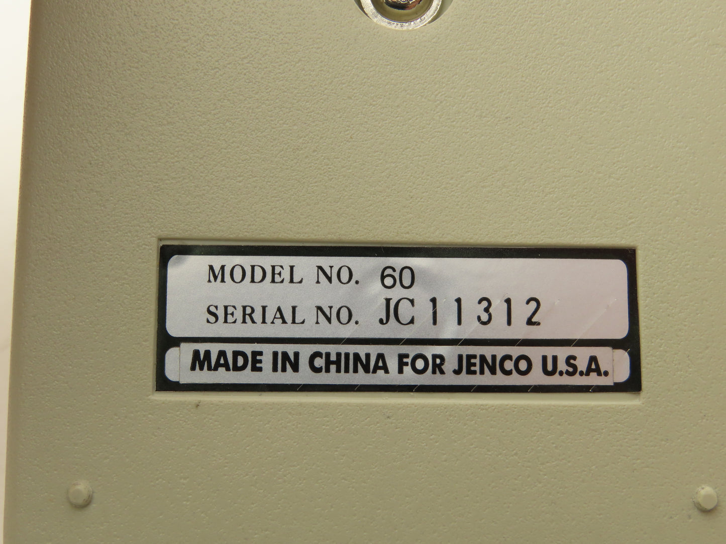 Jenco 60 Digital Handheld PH Meter 3 Bottles PH Solution Near Empty AC Adapter