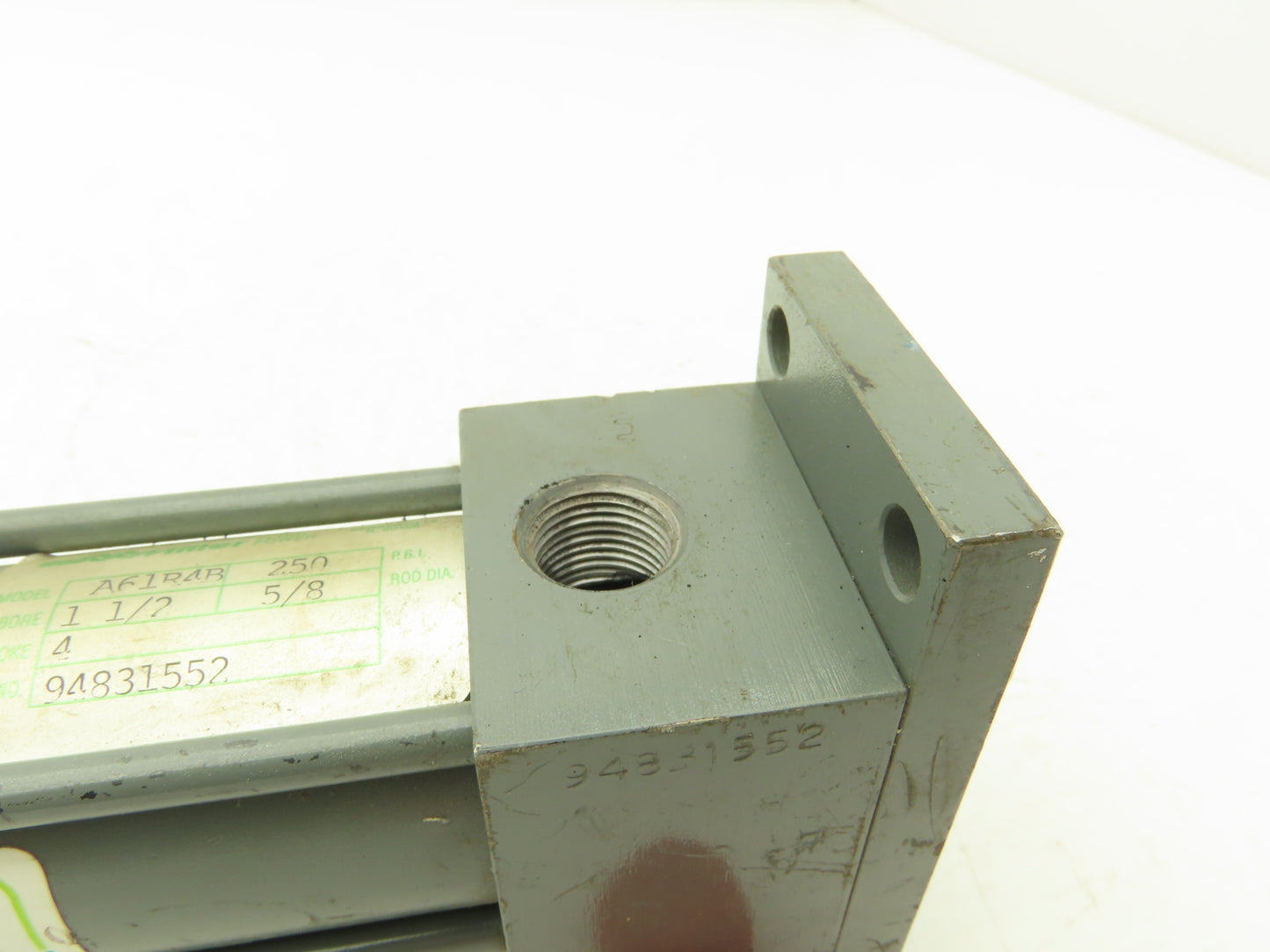 Miller Fluid Power A61R4B Pneumatic Air Cylinder 1-1/2" Bore 4" Stroke 250PSI