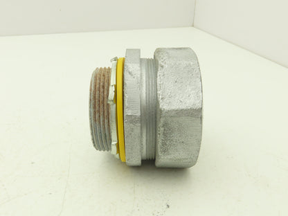 Cooper Crouse-Hinds LT250 2-1/2" Straight Non-Insulated Liquidtight Connector