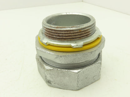 Cooper Crouse-Hinds LT250 2-1/2" Straight Non-Insulated Liquidtight Connector