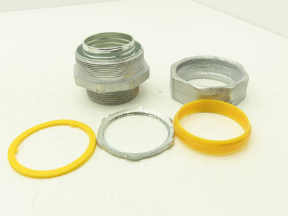 Cooper Crouse-Hinds LT250 2-1/2" Straight Non-Insulated Liquidtight Connector