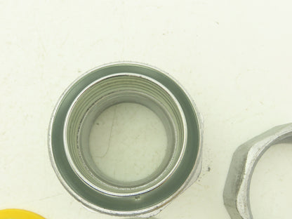 Cooper Crouse-Hinds LT250 2-1/2" Straight Non-Insulated Liquidtight Connector