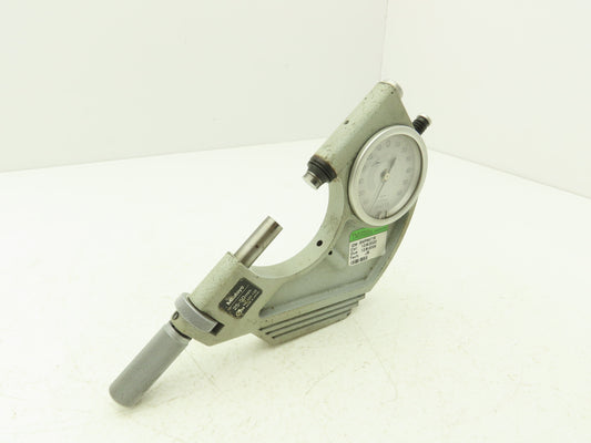 Mitutoyo 523-122 Metric Dial Snap Meter 25-50mm .001mm Graduations 0-65mm