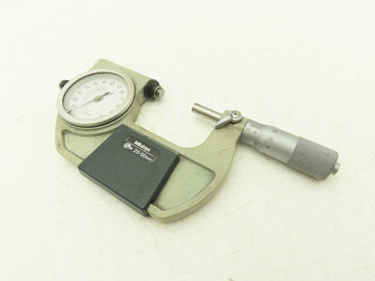 Mitutoyo 510-122 Indicating Micrometer 25-50mm Graduations .001mm Range +/- .060