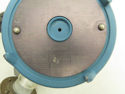 United Electric J120-184 Pressure Switch 2-50PSI 480VAC 1/2"NPT