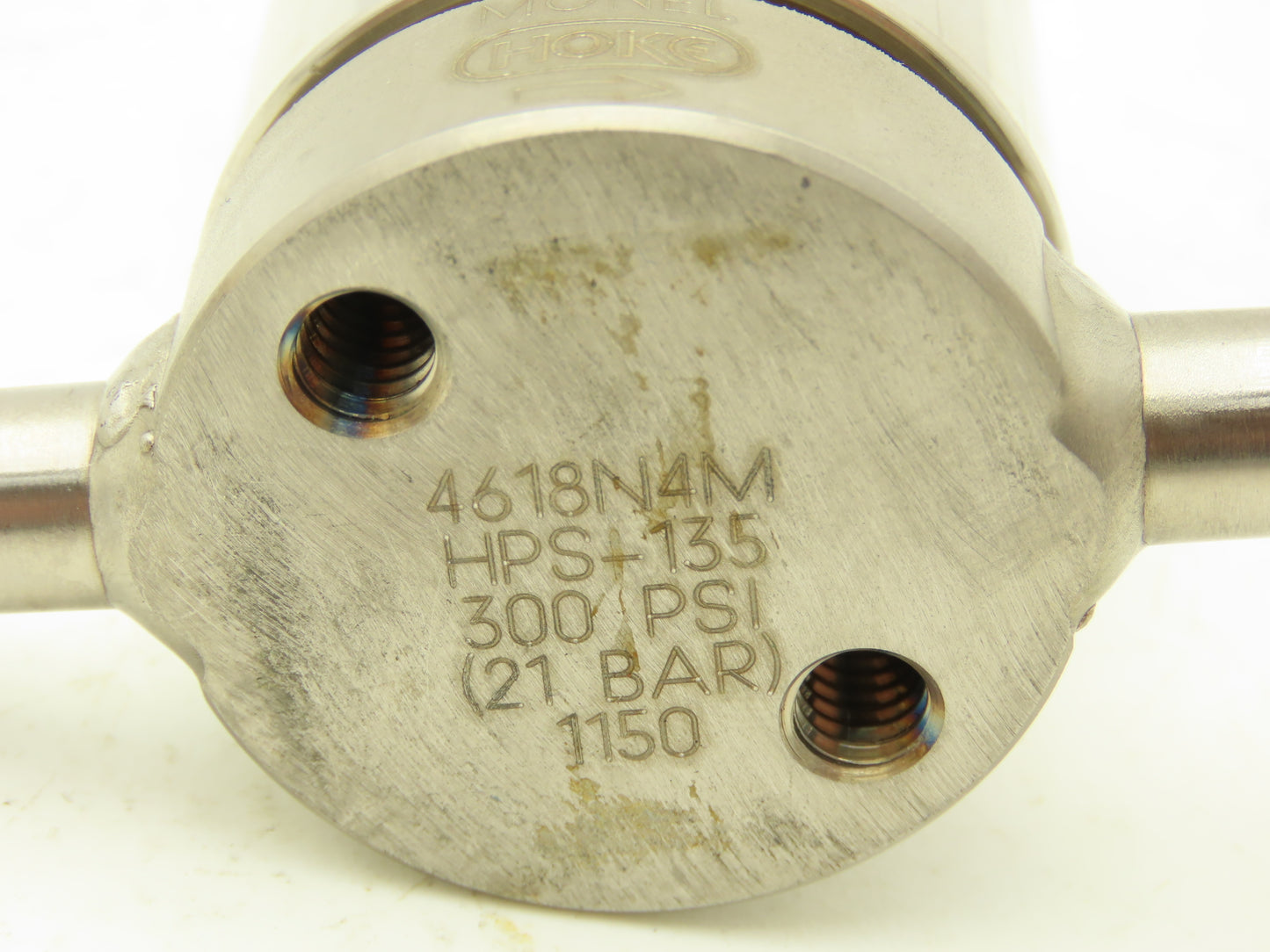 Hoke Valves 4618N4MHPS-135 Stainless 2-Way Diaphragm Valve 300psi