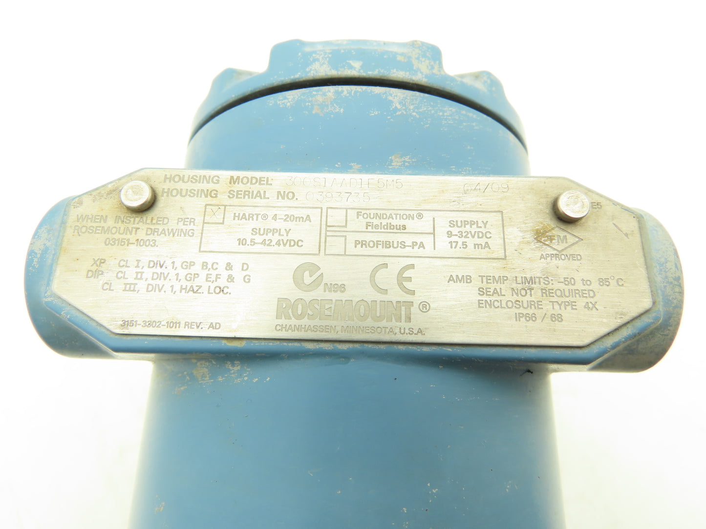 Rosemount 3051S2TG2A2E11A1AB4D1E5M5Q4 Pressure Transmitter 0-50PSI 300S1AAD1E5M5