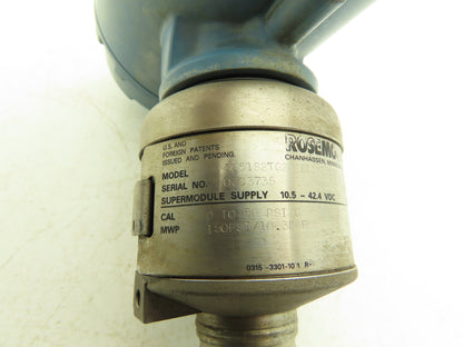 Rosemount 3051S2TG2A2E11A1AB4D1E5M5Q4 Pressure Transmitter 0-50PSI 300S1AAD1E5M5
