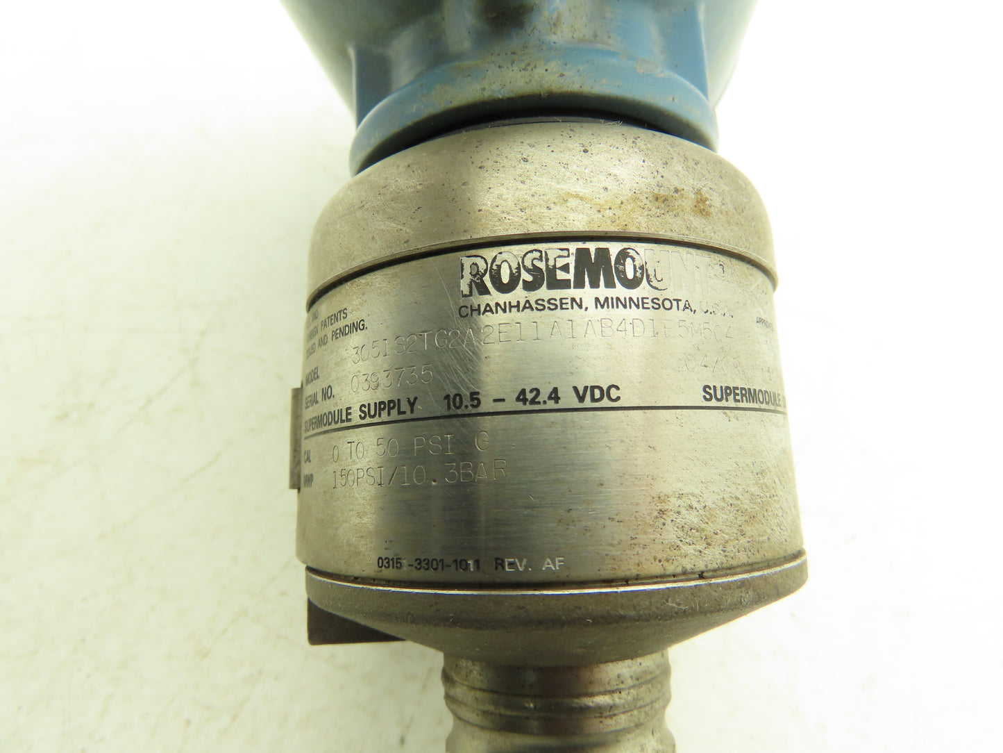 Rosemount 3051S2TG2A2E11A1AB4D1E5M5Q4 Pressure Transmitter 0-50PSI 300S1AAD1E5M5