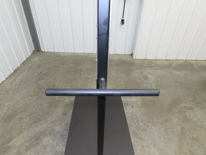 Mobile Work Cart Pegboard Workstation Caster Wheels 31x34" W/ 34x22" Base