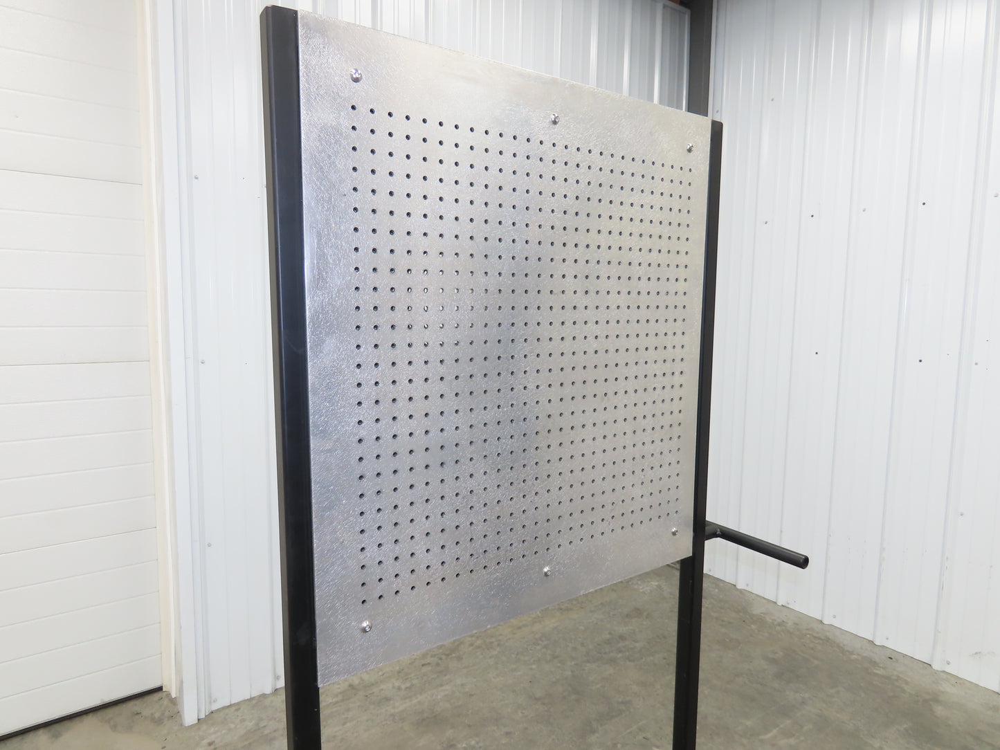 Mobile Work Cart Pegboard Workstation Caster Wheels 31x34" W/ 34x22" Base