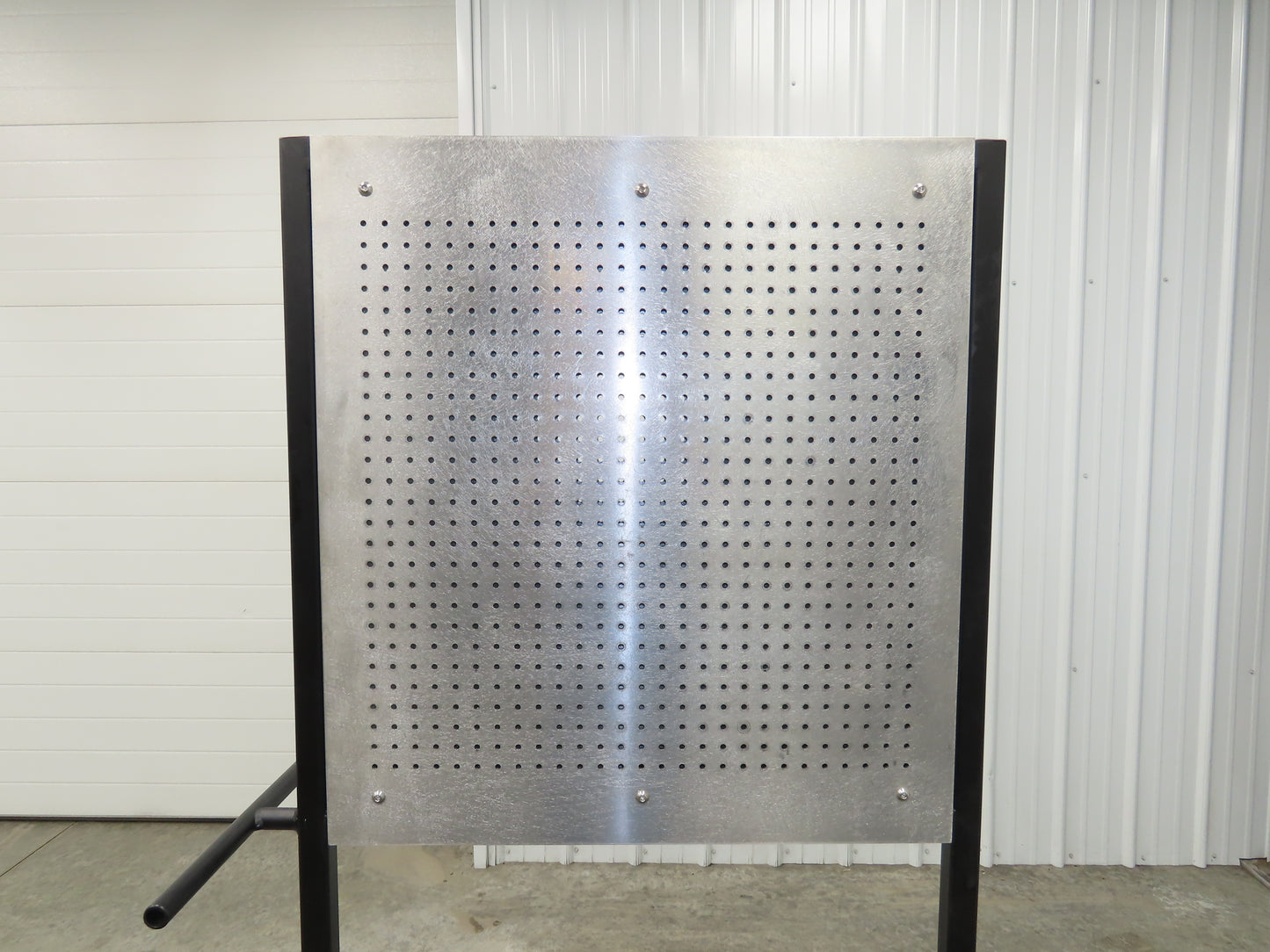 Mobile Work Cart Pegboard Workstation Caster Wheels 31x34" W/ 34x22" Base