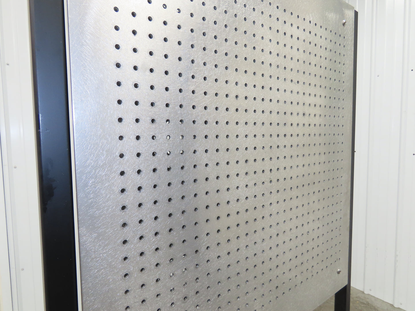 Mobile Work Cart Pegboard Workstation Caster Wheels 31x34" W/ 34x22" Base