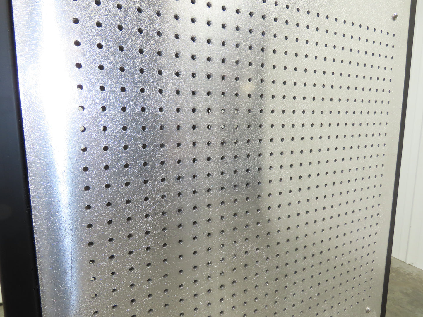 Mobile Work Cart Pegboard Workstation No Caster Wheels 31x34" W/ 34x22" Base