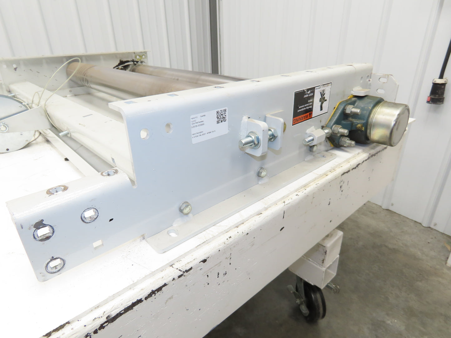 Hytrol BPC 43" Tail Pulley Assembly for Parcel Belt Slider Bed Conveyor