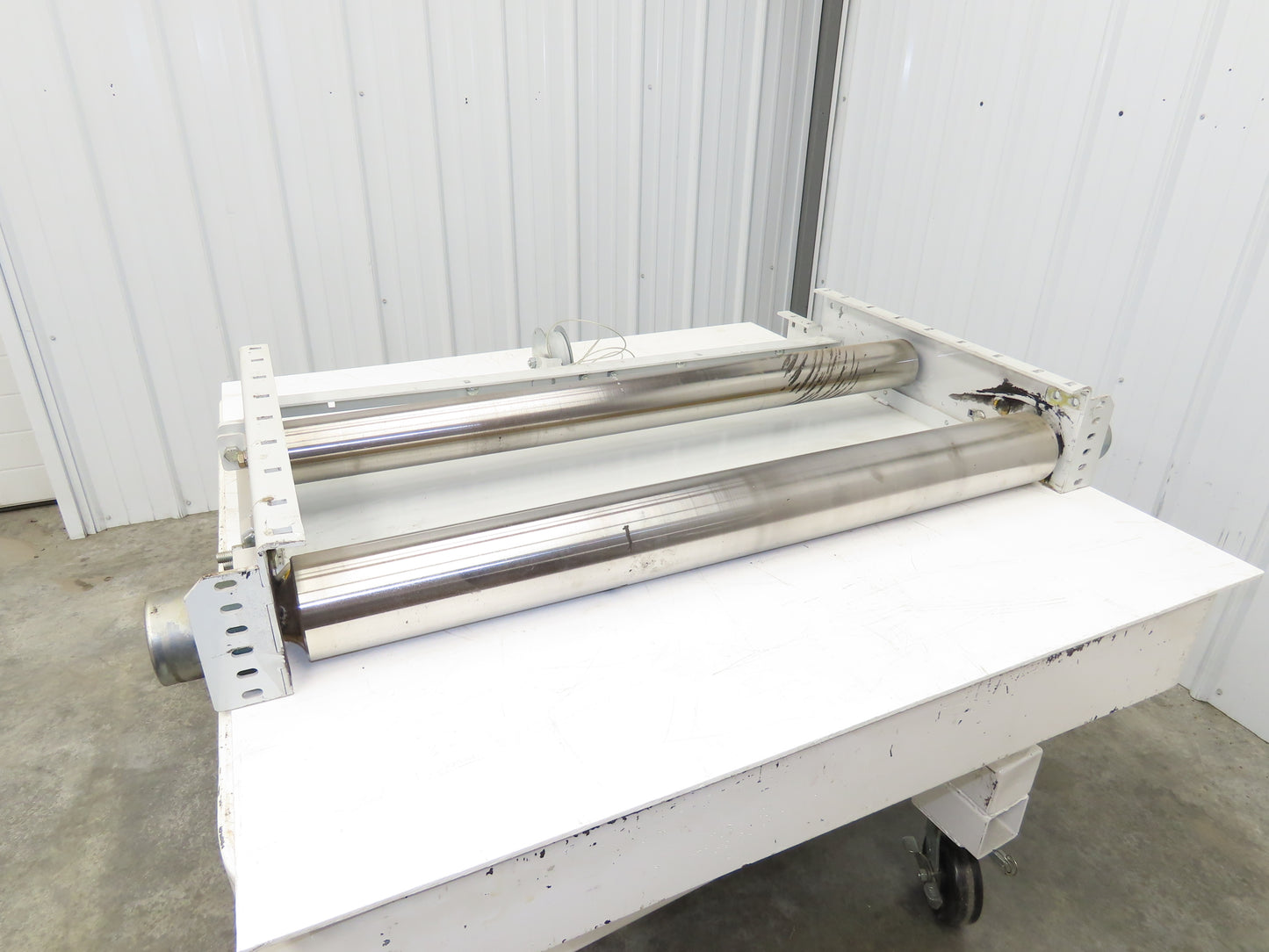 Hytrol BPC 43" Tail Pulley Assembly for Parcel Belt Slider Bed Conveyor