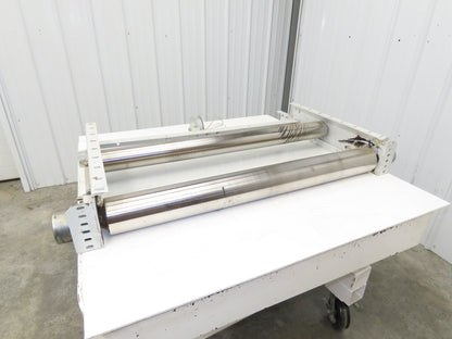 Hytrol BPC 43" Tail Pulley Assembly for Parcel Belt Slider Bed Conveyor