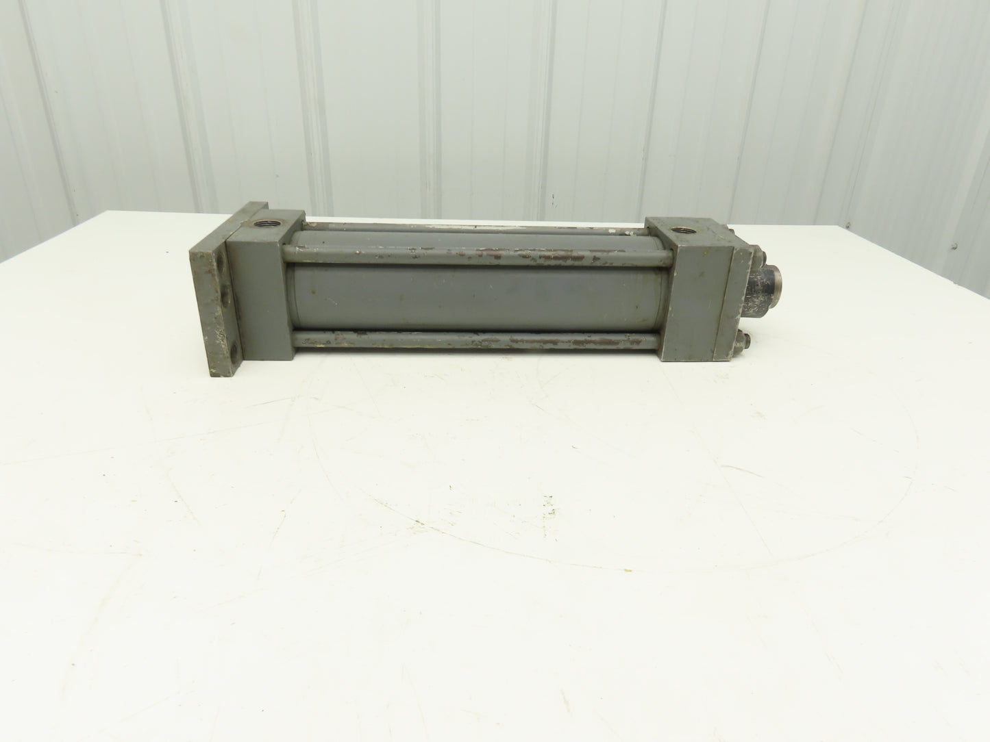 Parker J2HS19 Hydraulic Cylinder 3.25" Bore 12" Stroke Flange Mount 3000psi