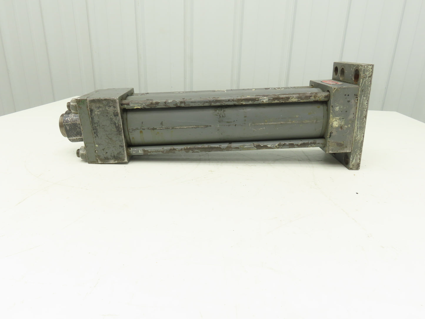 Parker J2HS19 Hydraulic Cylinder 3.25" Bore 12" Stroke Flange Mount 3000psi