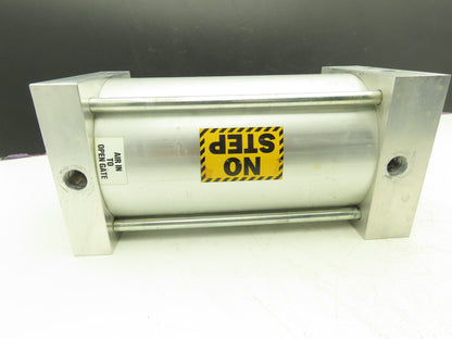 Salina Vortex DVC6X8-MG Pneumatic Air Cylinder 6" Bore 8" Stroke 250psi Aluminum