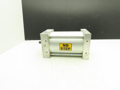 Salina Vortex DVC6X6-MG Pneumatic Air Cylinder 6" Bore 6" Stroke 250psi Aluminum
