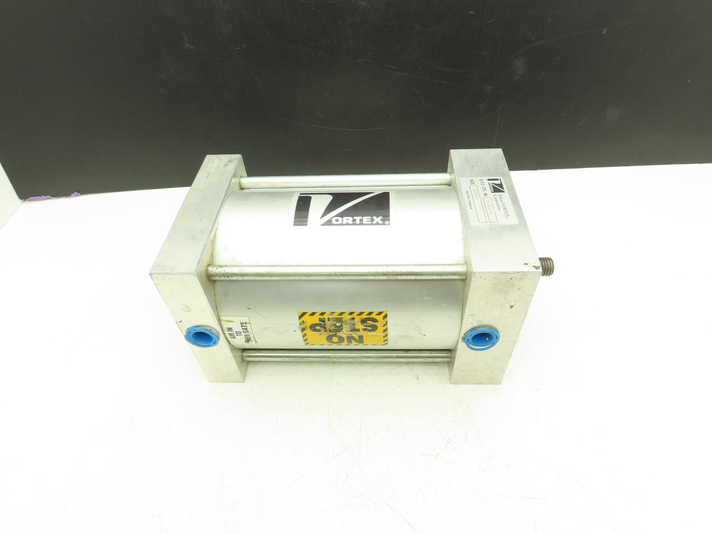 Salina Vortex DVC6X6-MG Pneumatic Air Cylinder 6" Bore 6" Stroke 150psi Aluminum