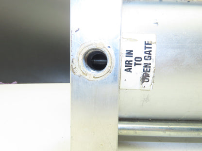 Salina Vortex DVC6X6-MG Pneumatic Air Cylinder 6" Bore 6" Stroke 150psi Aluminum