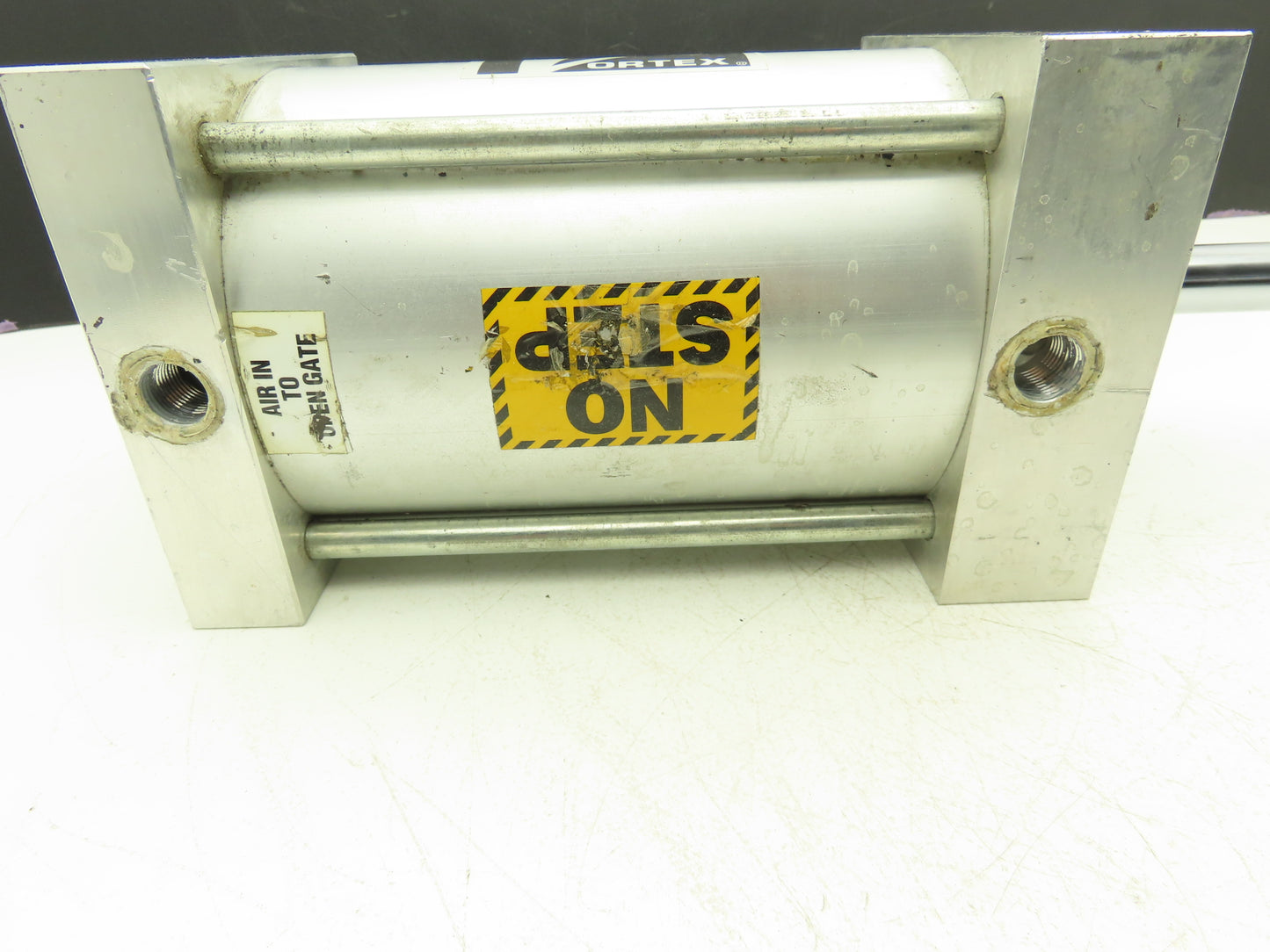 Salina Vortex DVC6X6-MG Pneumatic Air Cylinder 6" Bore 6" Stroke 150psi Aluminum