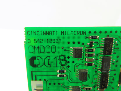 Cincinnati Milacron 3 542 1292A Printed Circuit Board PCB Control Card Rev B