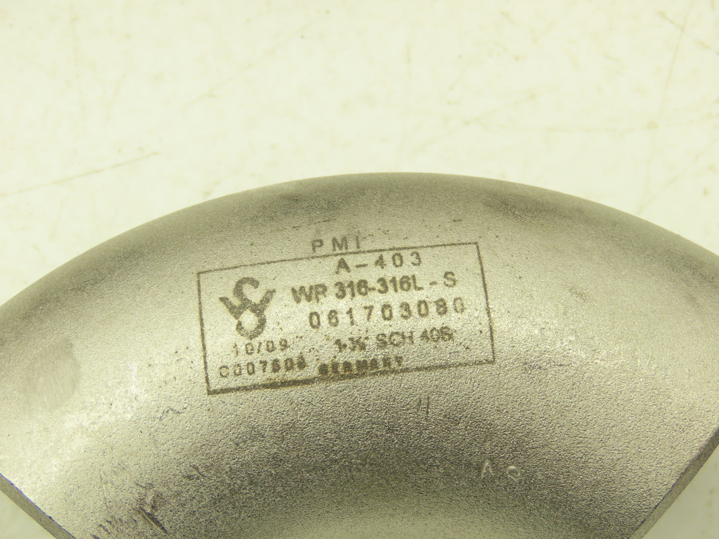 316L SCH 40S Stainless Steel 90° Elbow 1-1/2" Butt Weld A-403  Lot of 12